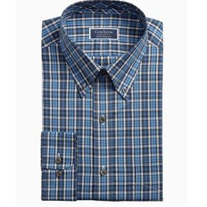 Club Room Mens Plaid Regular Fit Button-Down Shirt